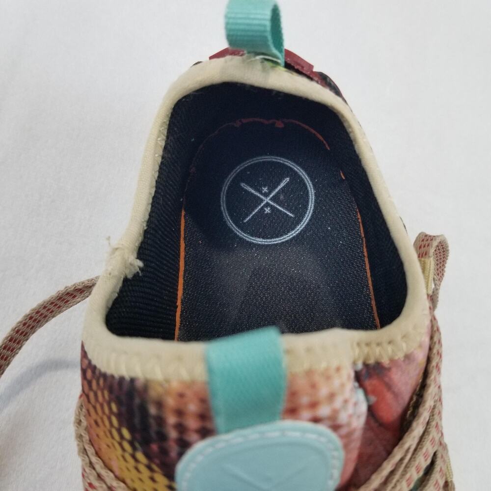 Inkkas Shoes Womens Size 8 Multicolor Geometric Mesh Athletic Comfort Sneakers - Picture 5 of 10